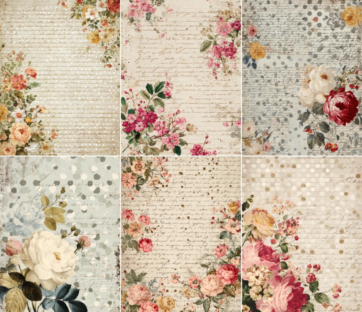 floral preview 3 – Journal Pages
