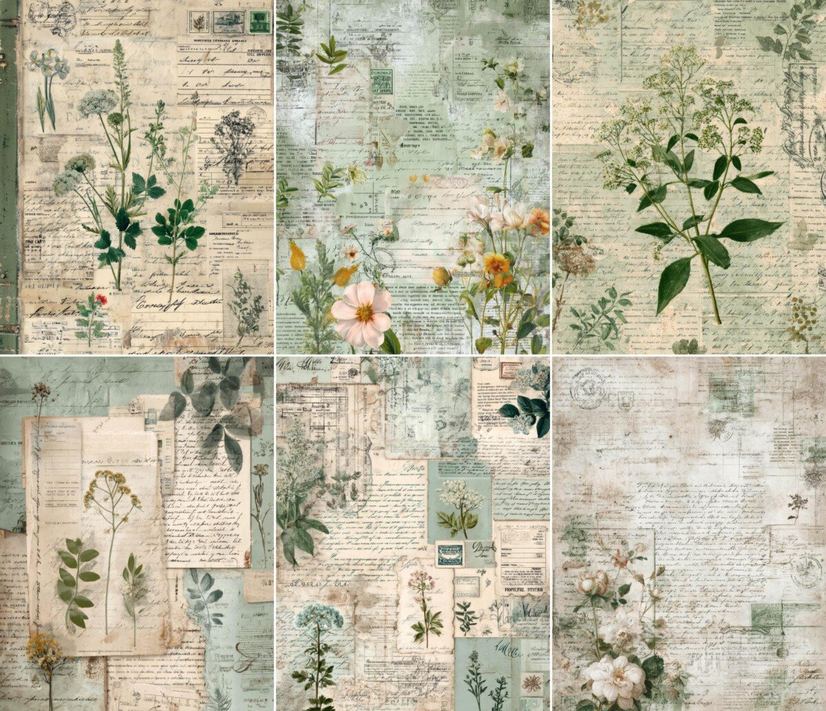 vintage preview 8 – Journal Pages
