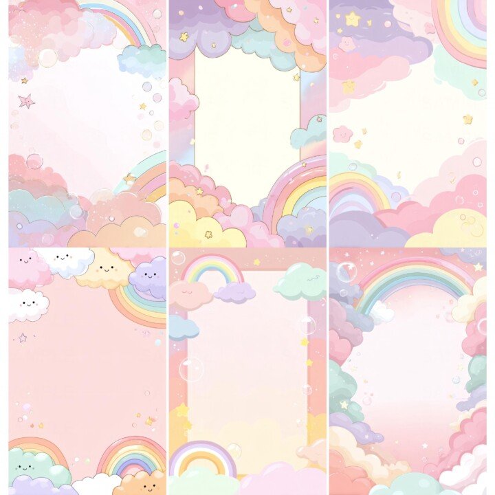 pastel – 52 Pastel Kids Activity Junk Journal Pages