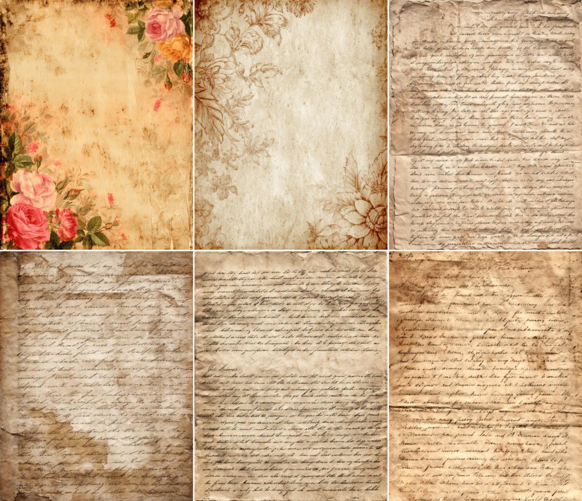 vintage preview 10 – Journal Pages