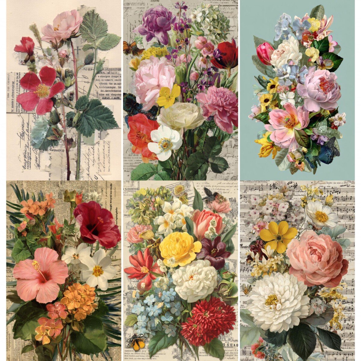 floral preview 5 – Journal Pages