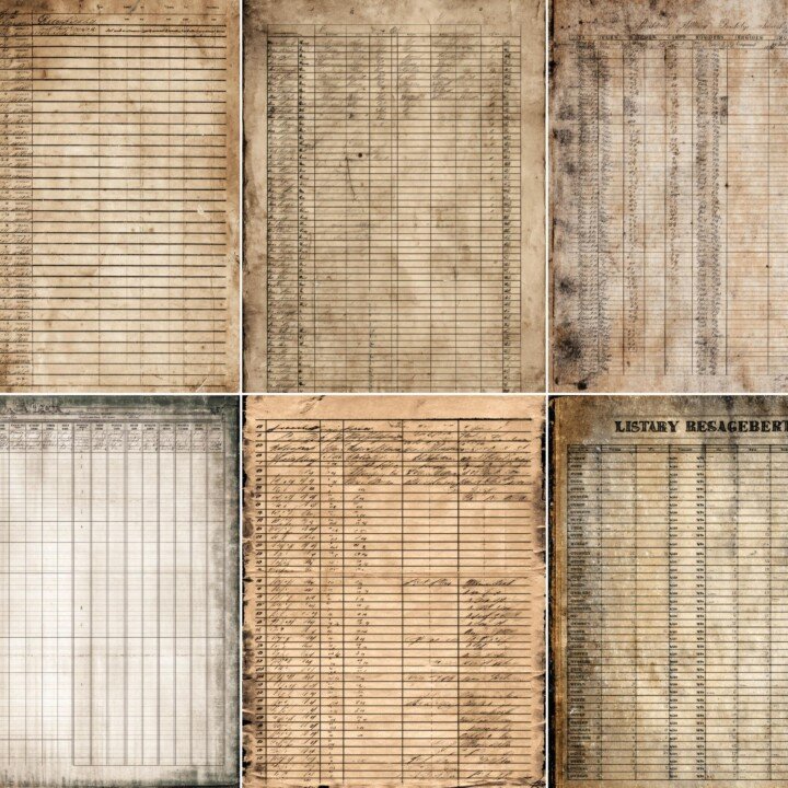 vintage preview 2 – Journal Pages