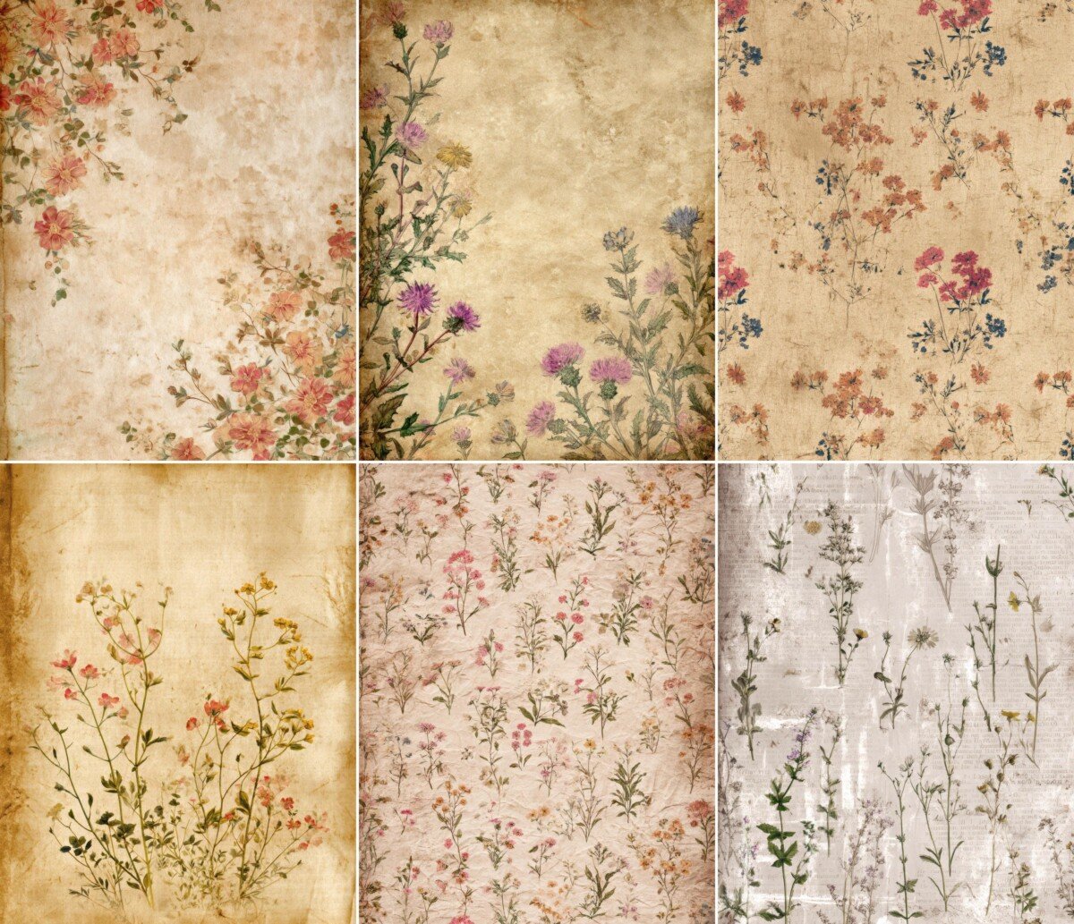vintage – Vintage Wildflower Junk Journal Pages