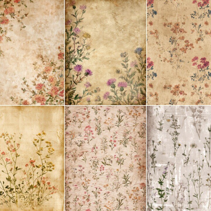 vintage – Vintage Wildflower Junk Journal Pages