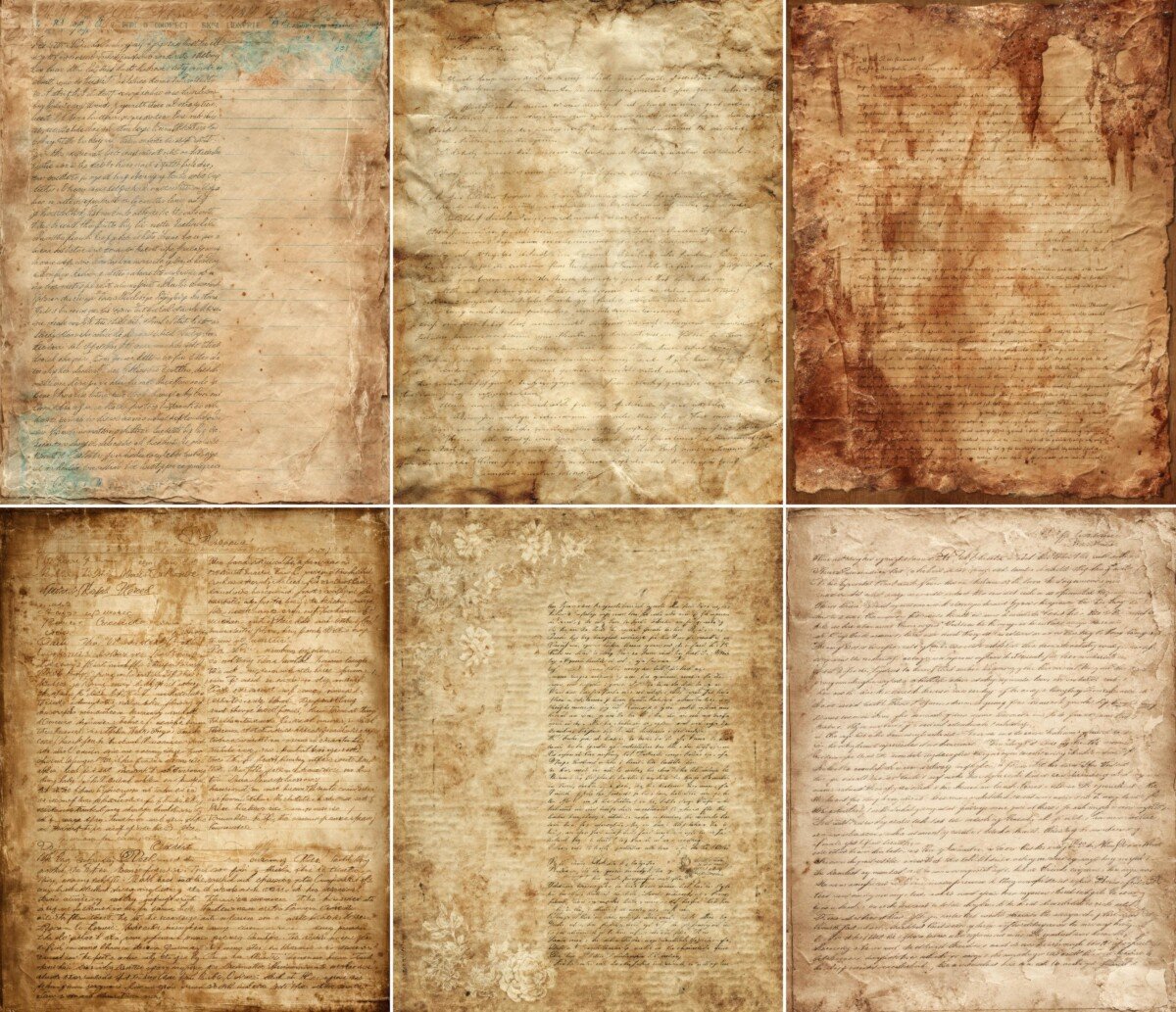 vintage preview 6 – Journal Pages