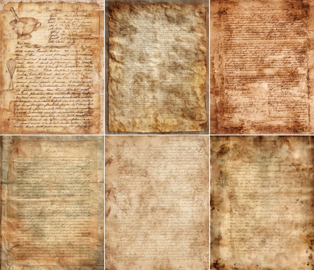 vintage preview 2 – Journal Pages