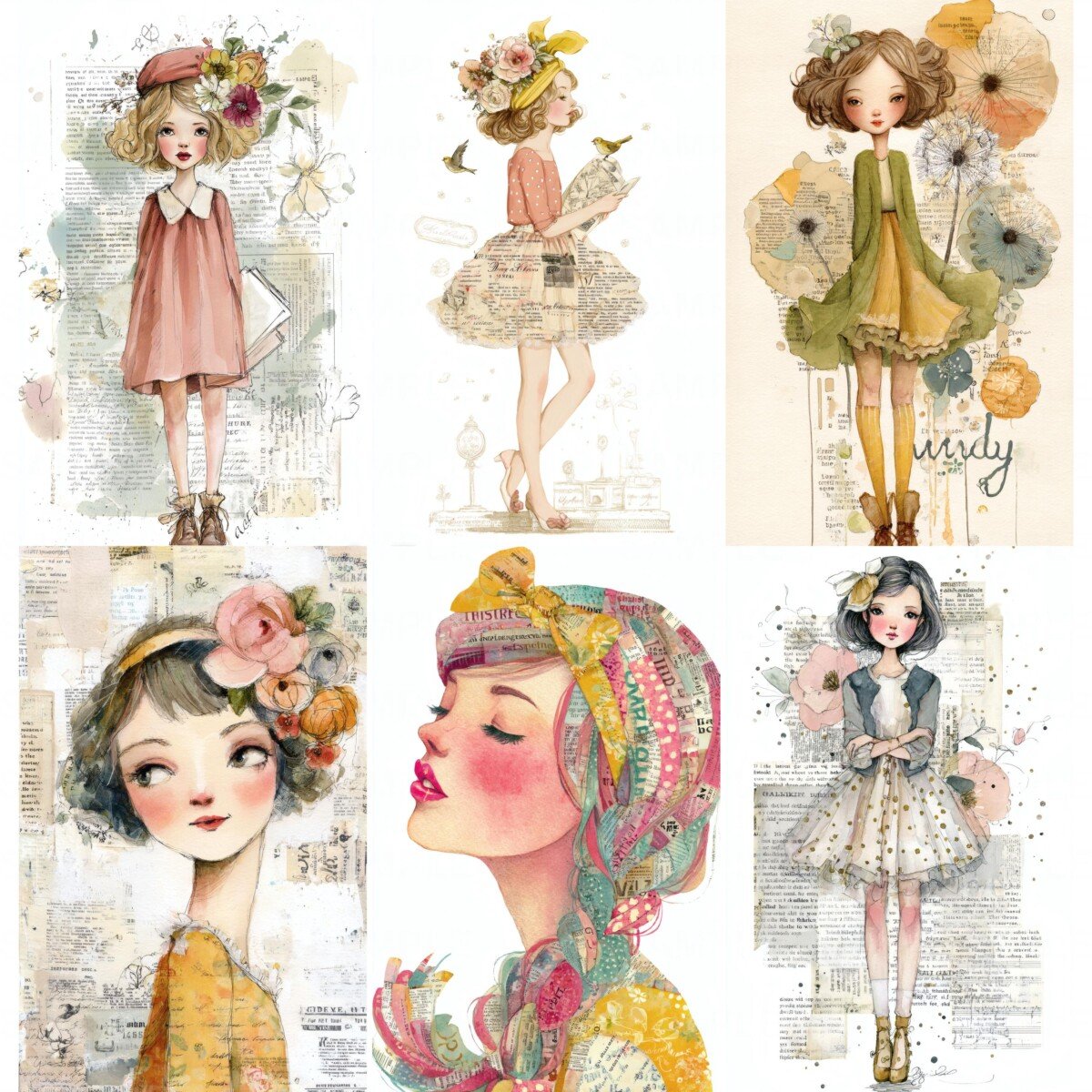 whimsical preview 3 – Journal Pages