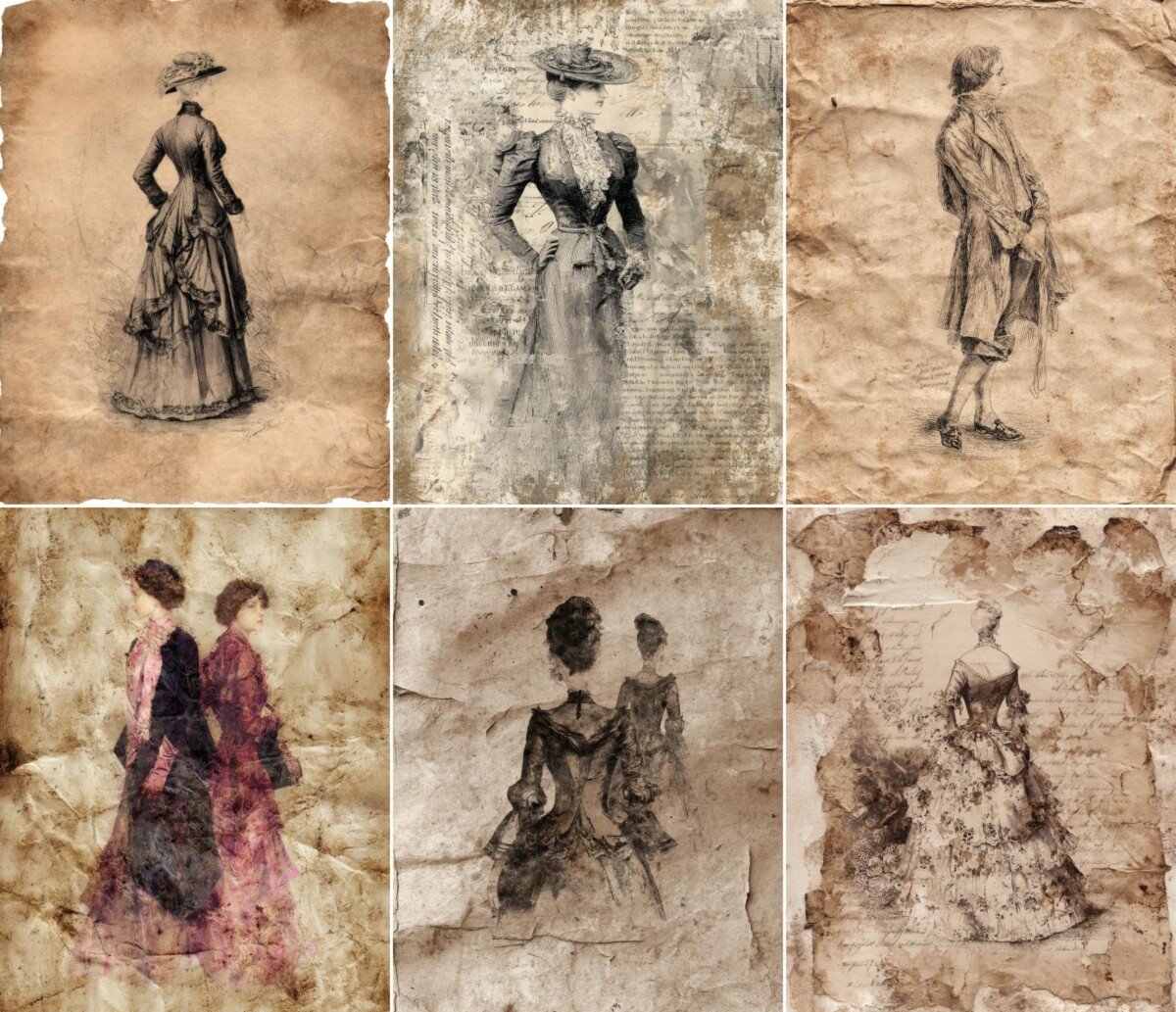 vintage preview 2 – Journal Pages