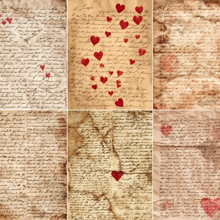 valentine – 52 Valentine Junk Journal Kit