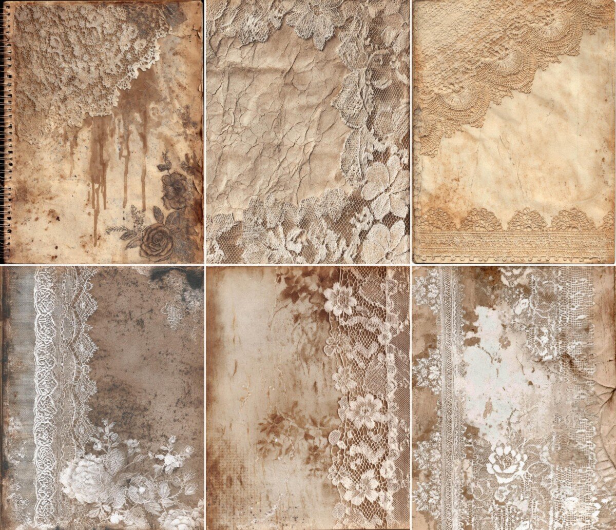 vintage preview 8 – Journal Pages