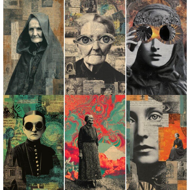 dark – 52 Dark Aesthetic Junk Journal Pages