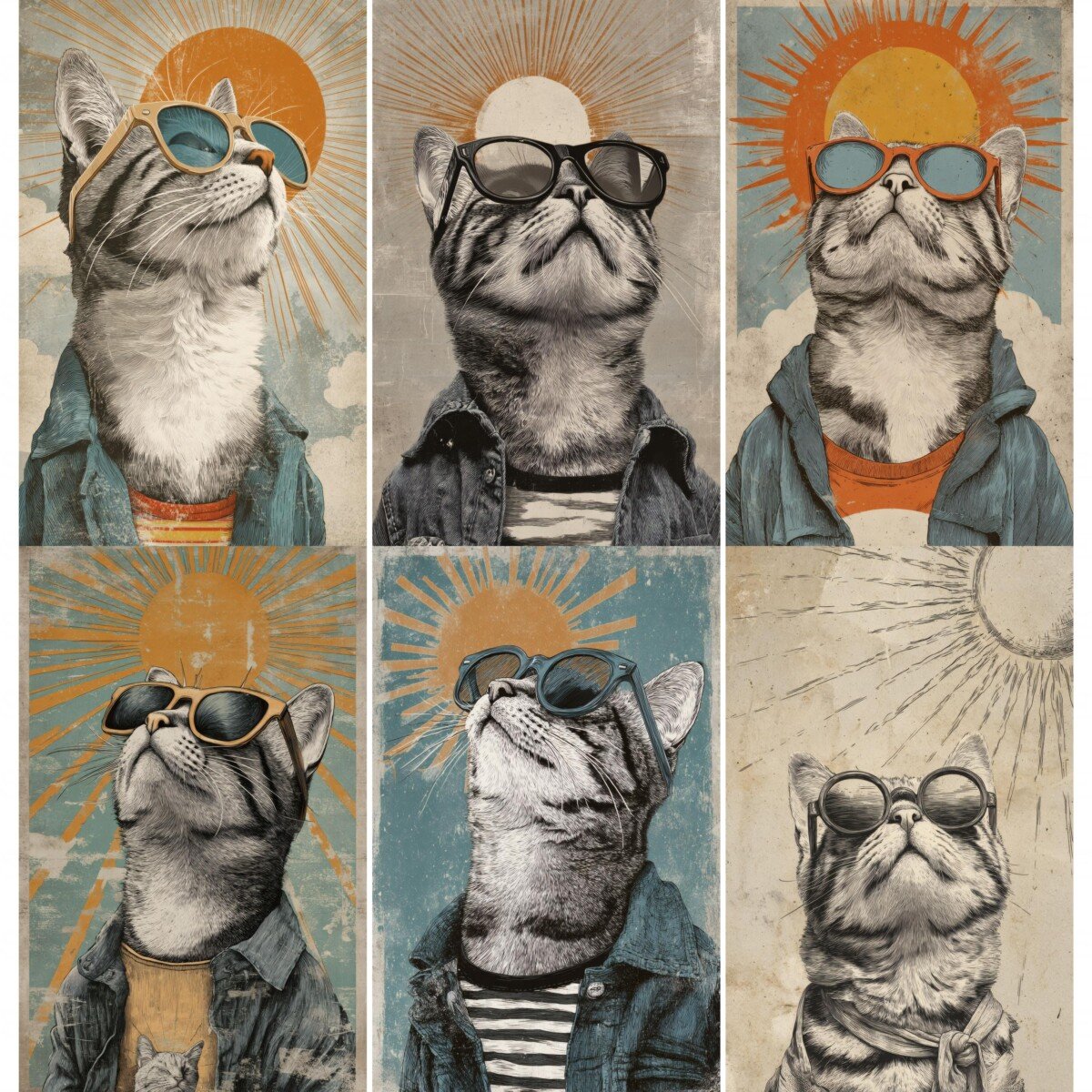cat – 52 Cat Junk Journal Kit