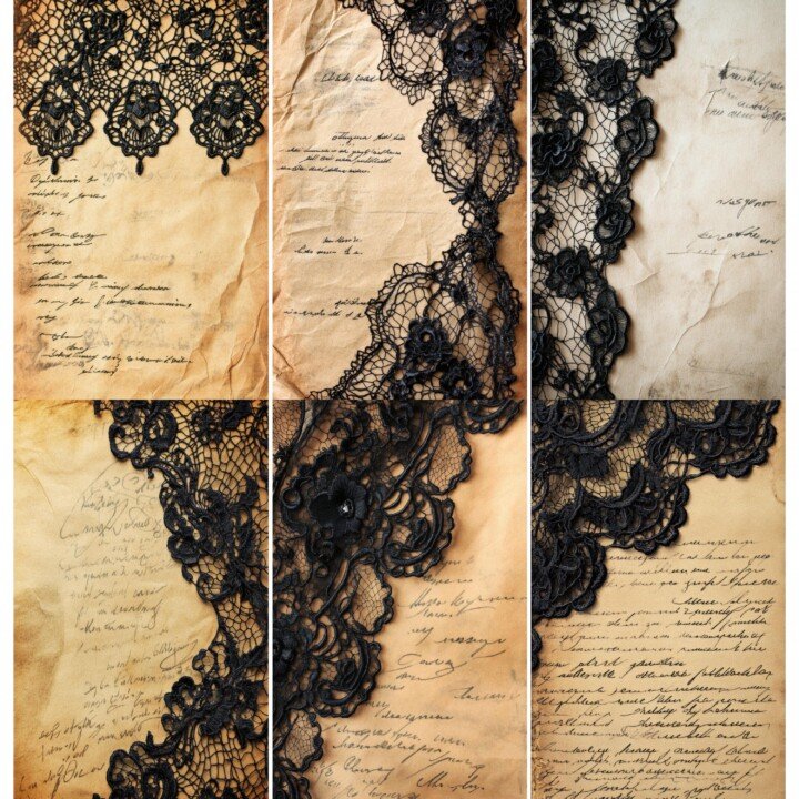 pages – 52 Gothic Parchment Paper Pack Junk Journal Pages