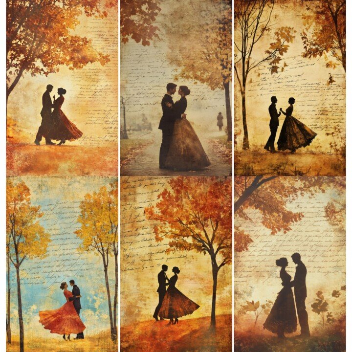 autumn – 52 Autumn Scrapbook Junk Journal Pages