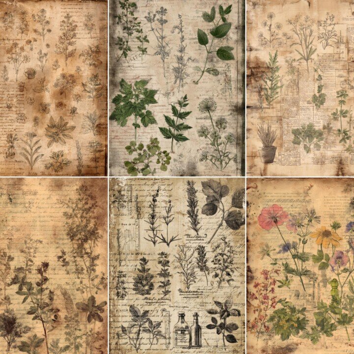 herbal – 52 Herbal Remedies Apothecary Junk Journal