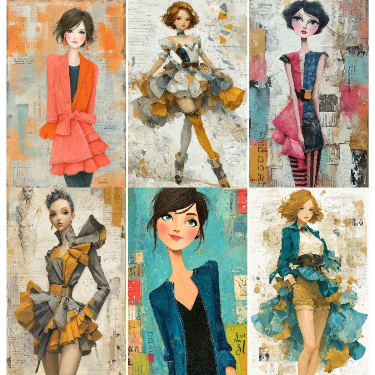 colorful preview 8 – Journal Pages