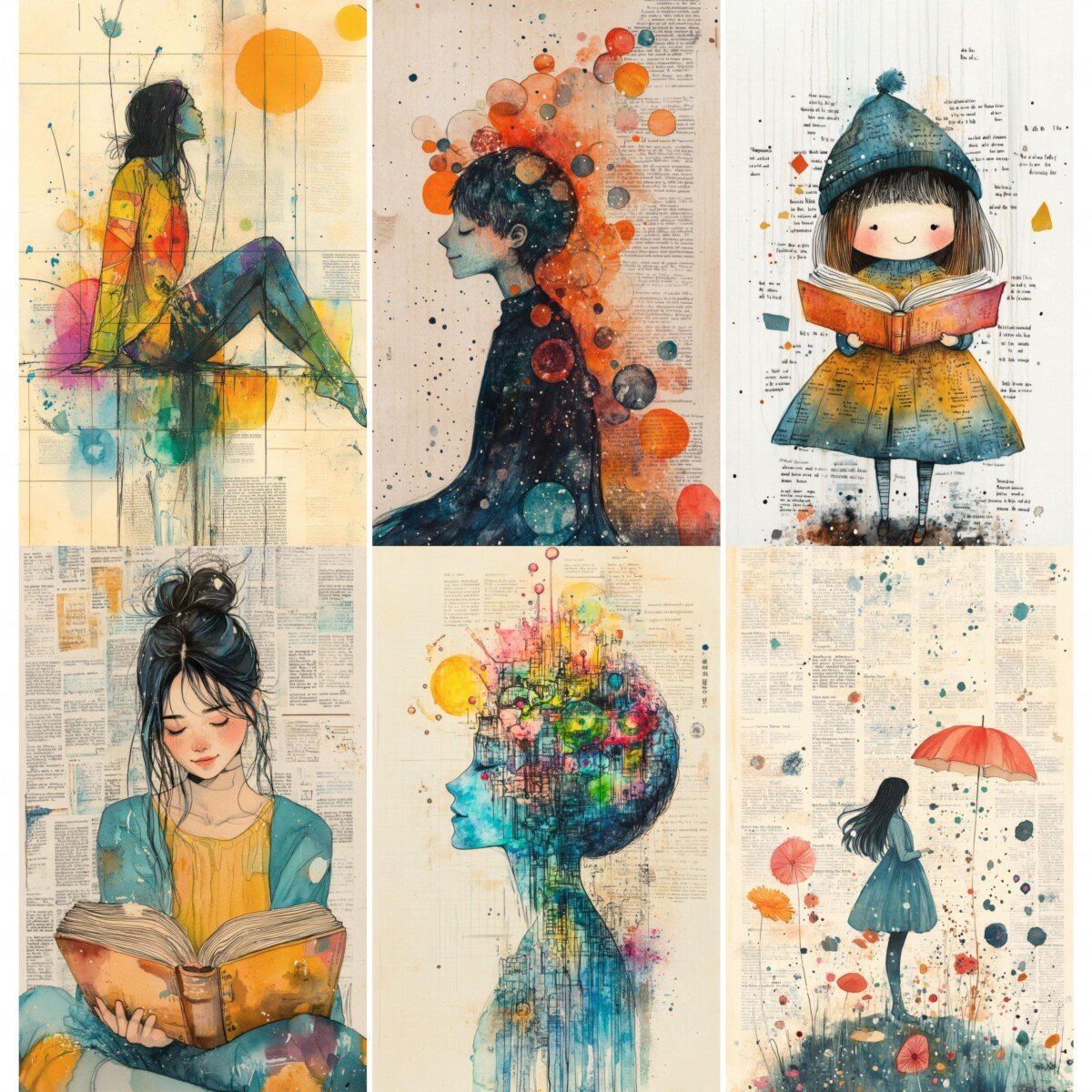 whimsical preview 2 – Journal Pages