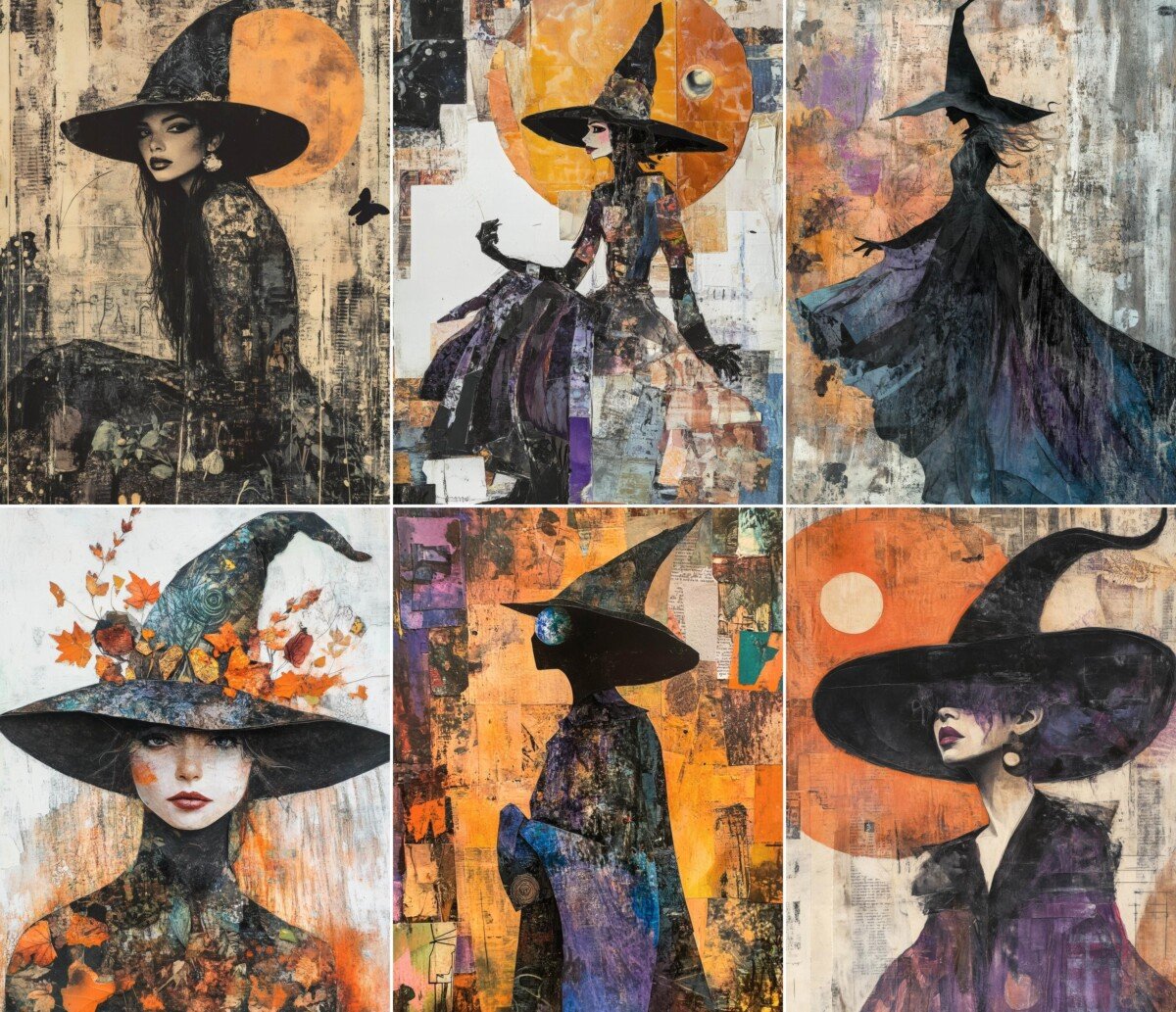 mystic – 52 Mystic Witch Witch Junk Journal Pages