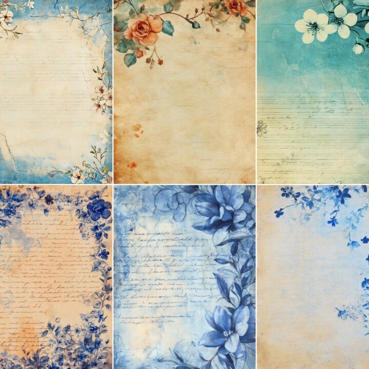 blue preview 2 – Journal Pages