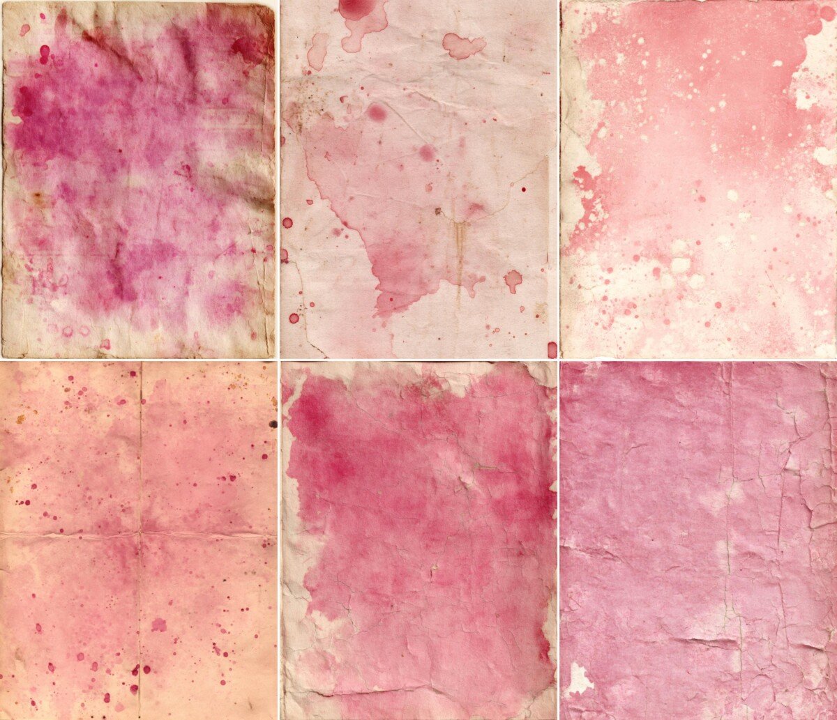 vintage – Vintage Pink Tea Coffee Stained Pages