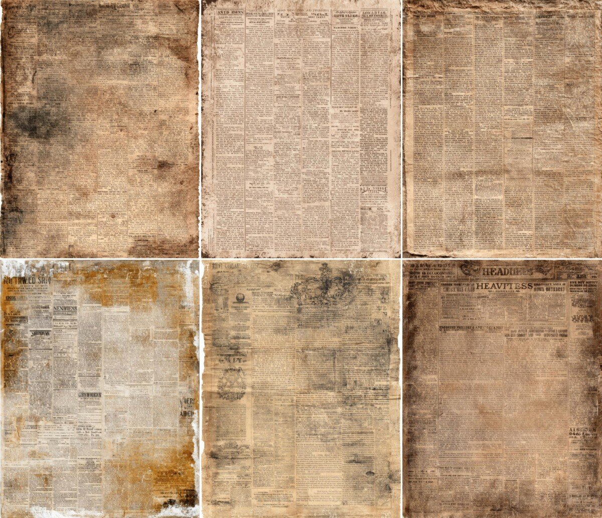 vintage preview 5 – Journal Pages
