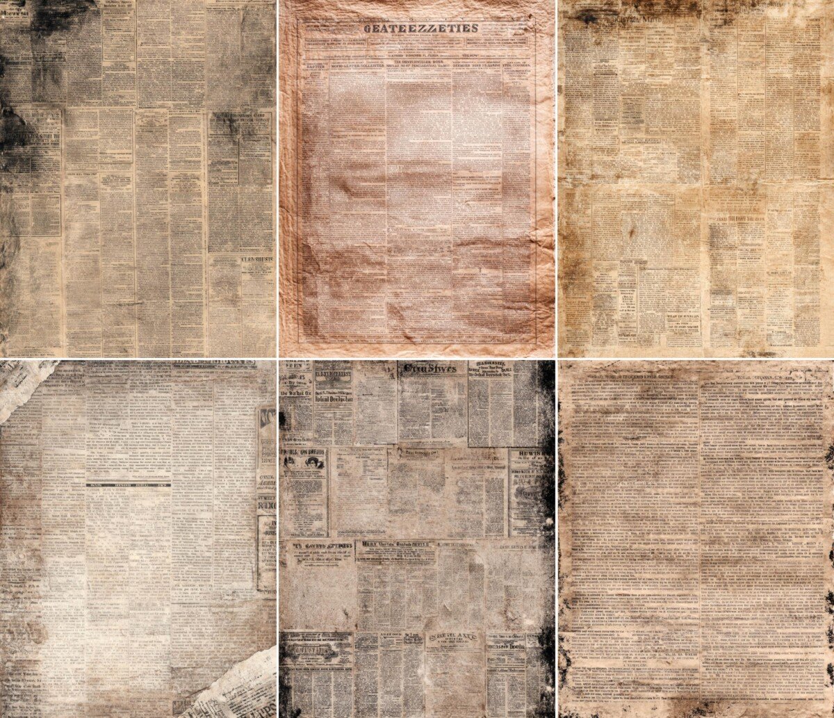 vintage preview 7 – Journal Pages