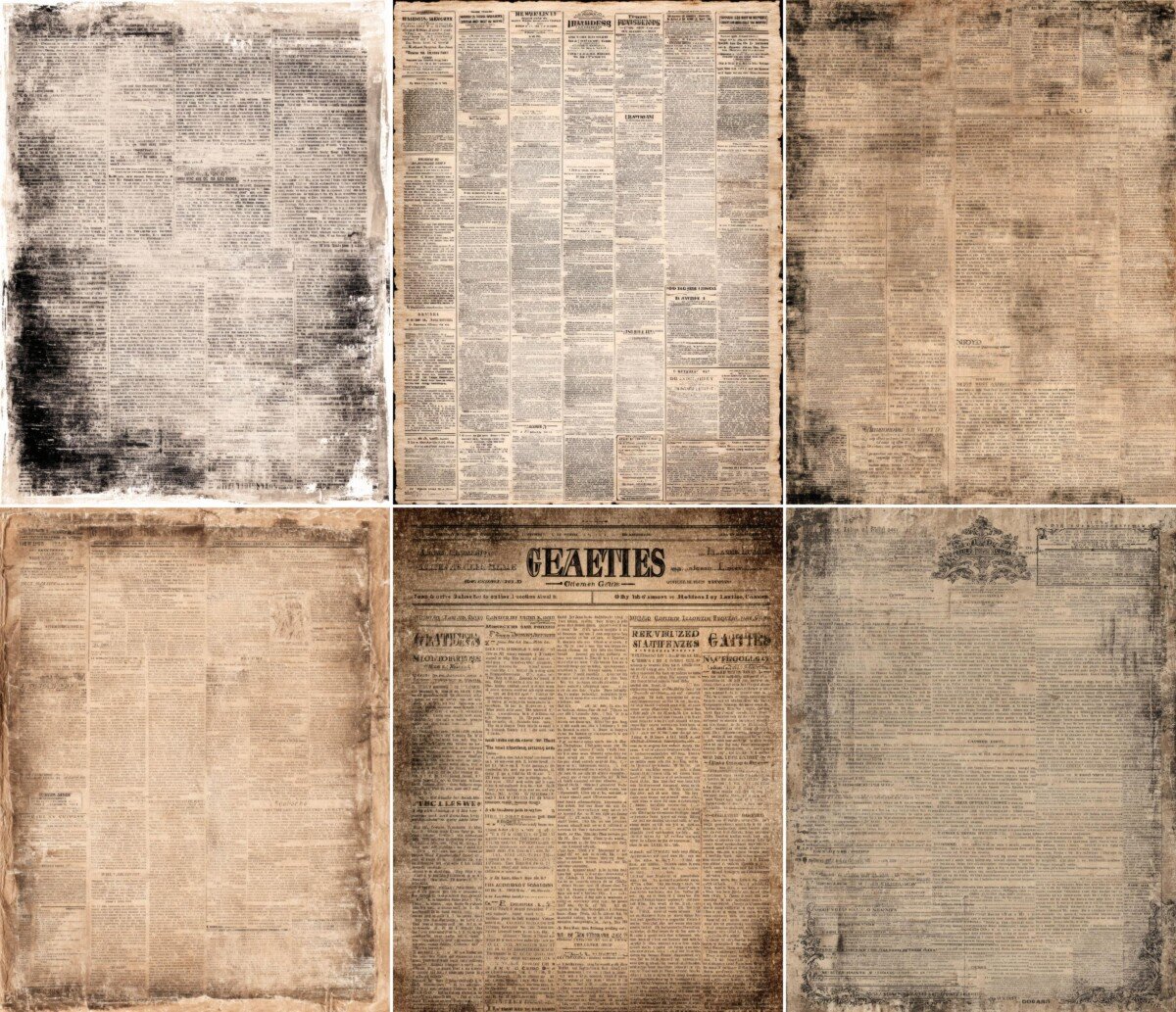 vintage preview 8 – Journal Pages