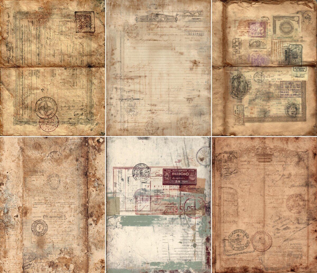 vintage preview 3 – Journal Pages