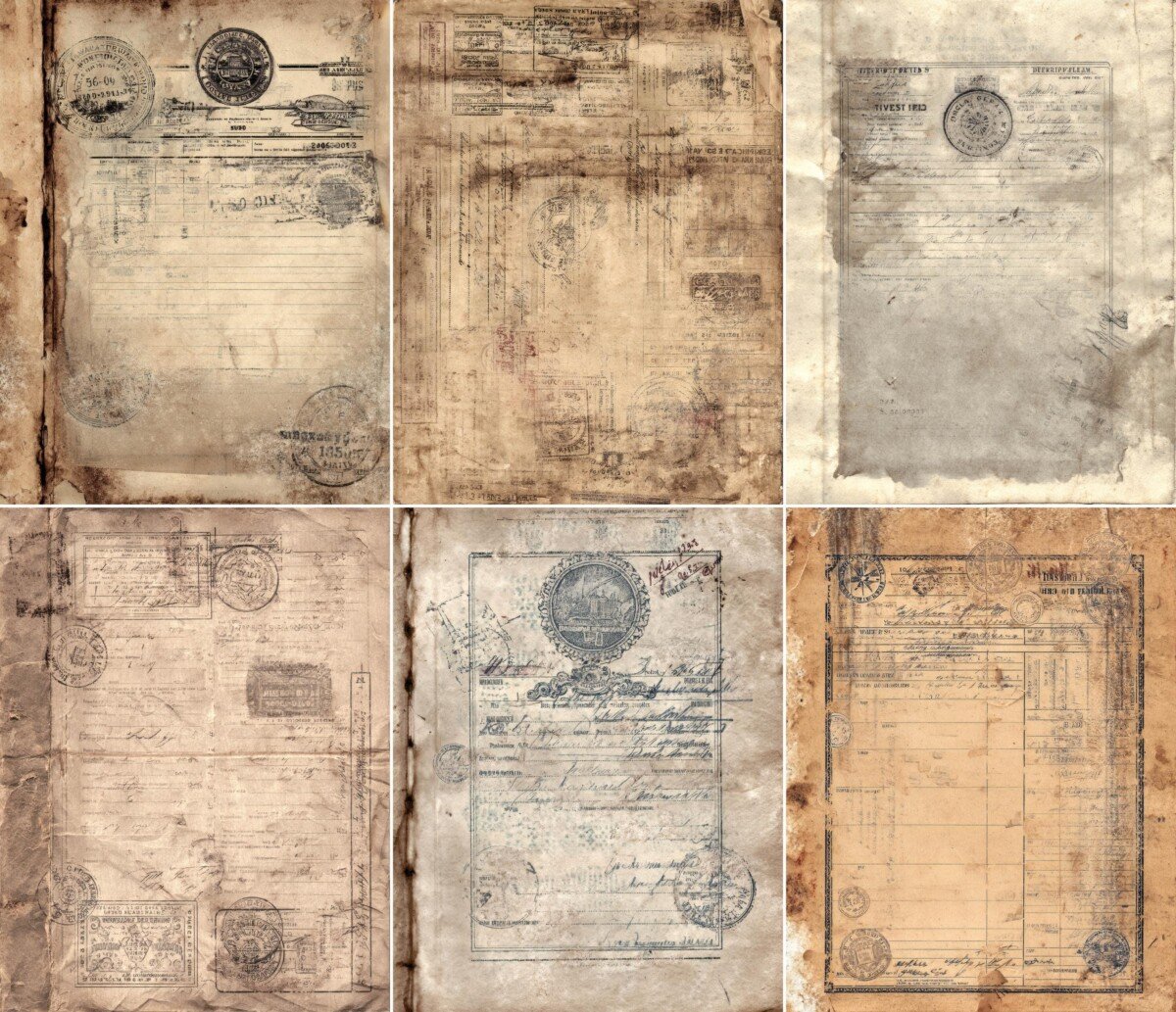 vintage preview 2 – Journal Pages