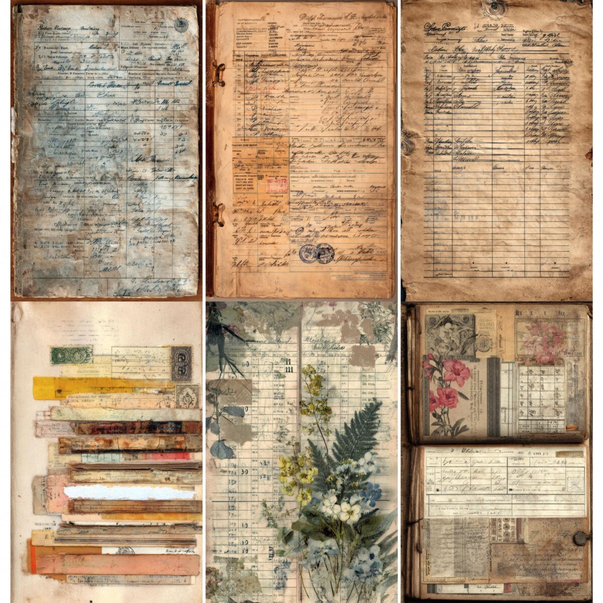 vintage preview 8 – Journal Pages
