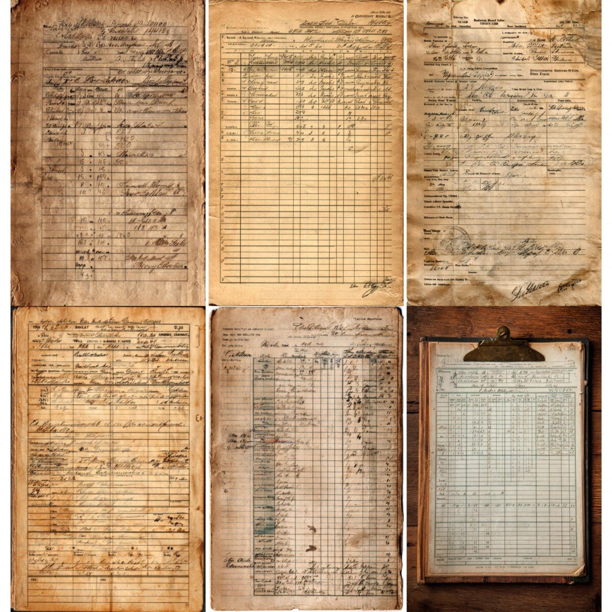vintage preview 4 – Journal Pages