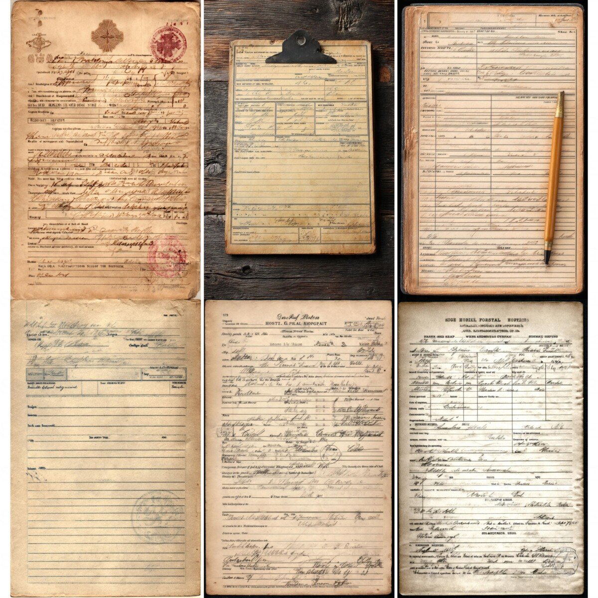 vintage preview 6 – Journal Pages
