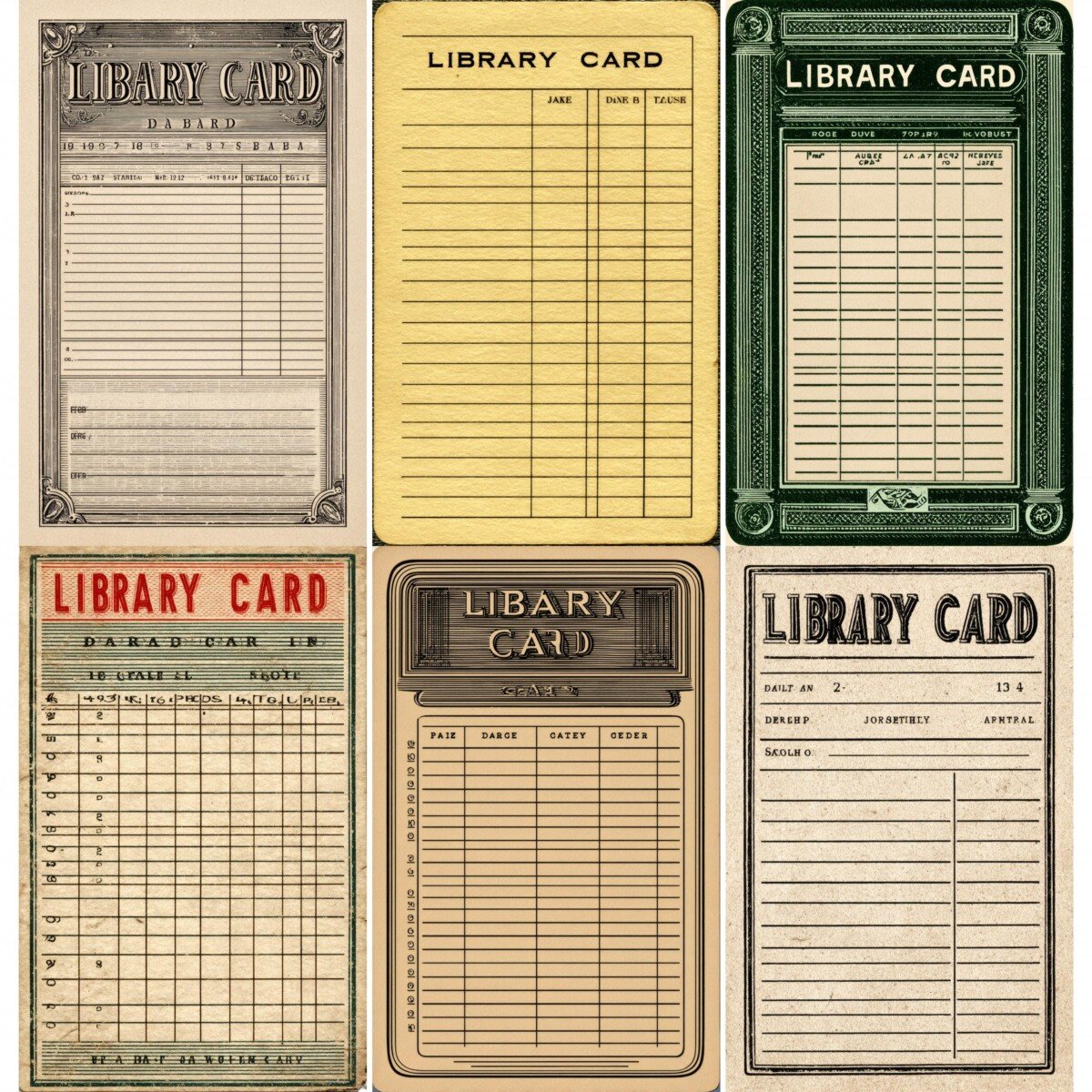 library preview 4 – Journal Pages