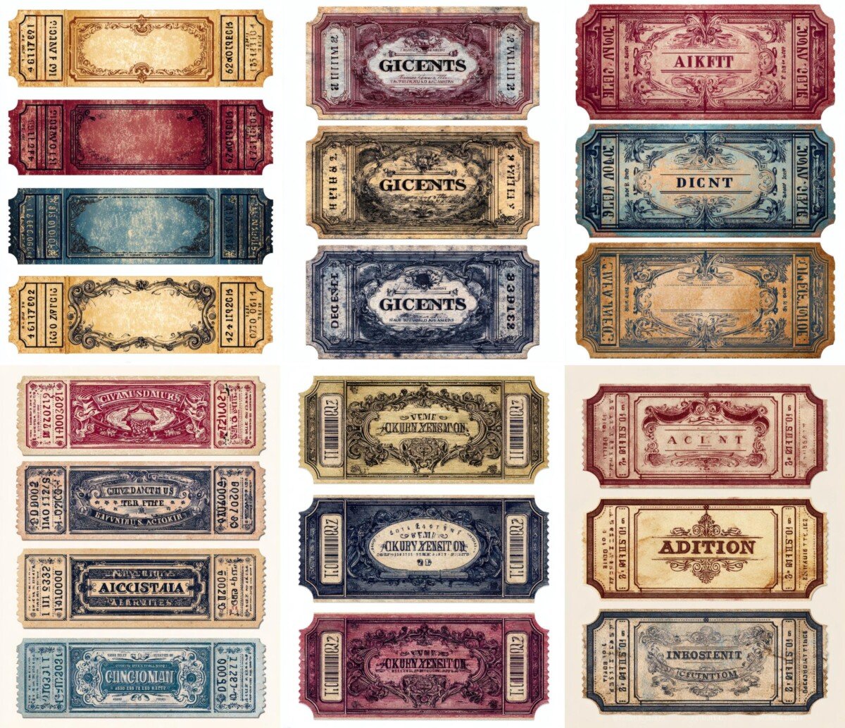 vintage preview 5 – Labels & Tags