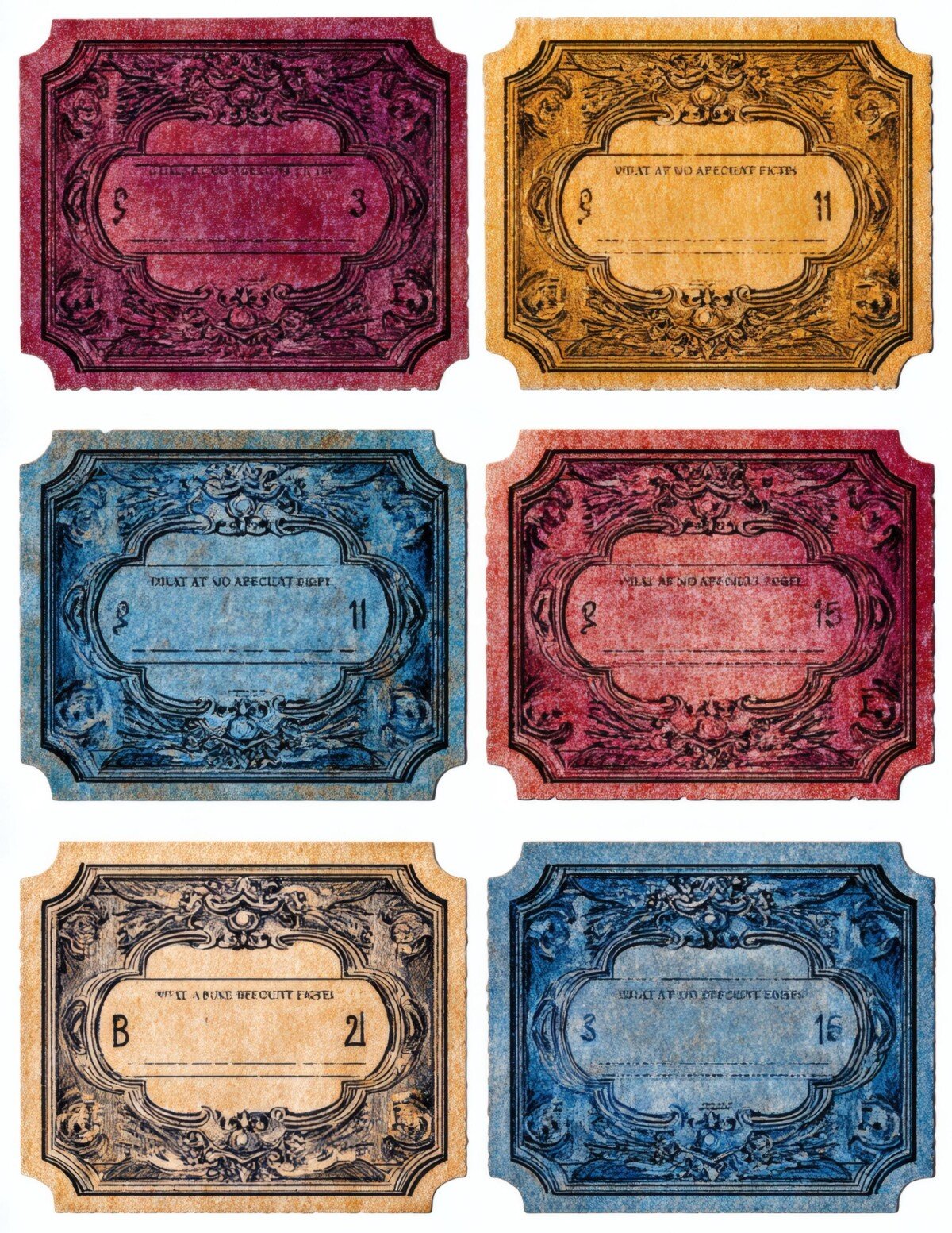 vintage preview 10 – Labels & Tags