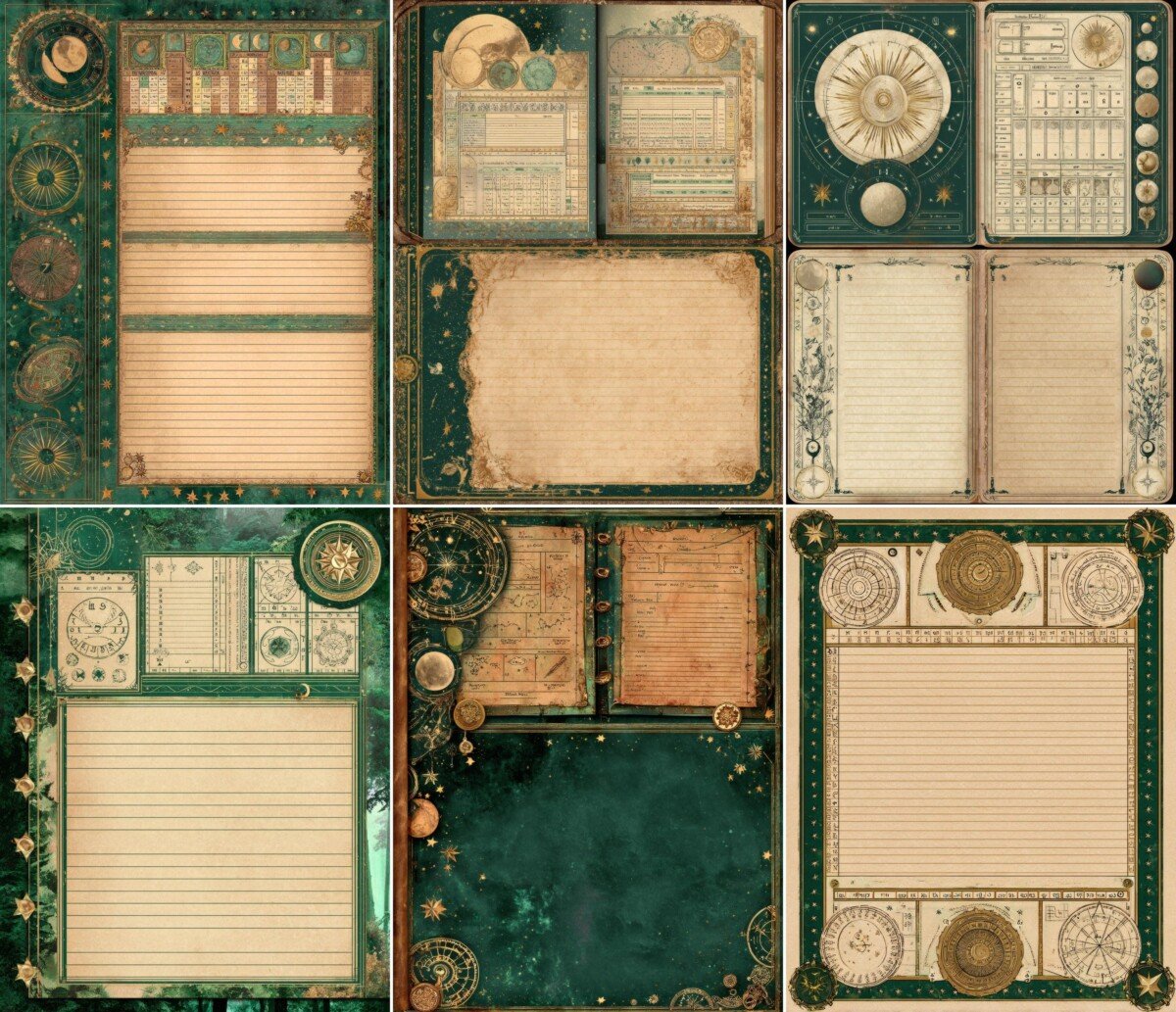 emerald preview 2 – Journal Pages