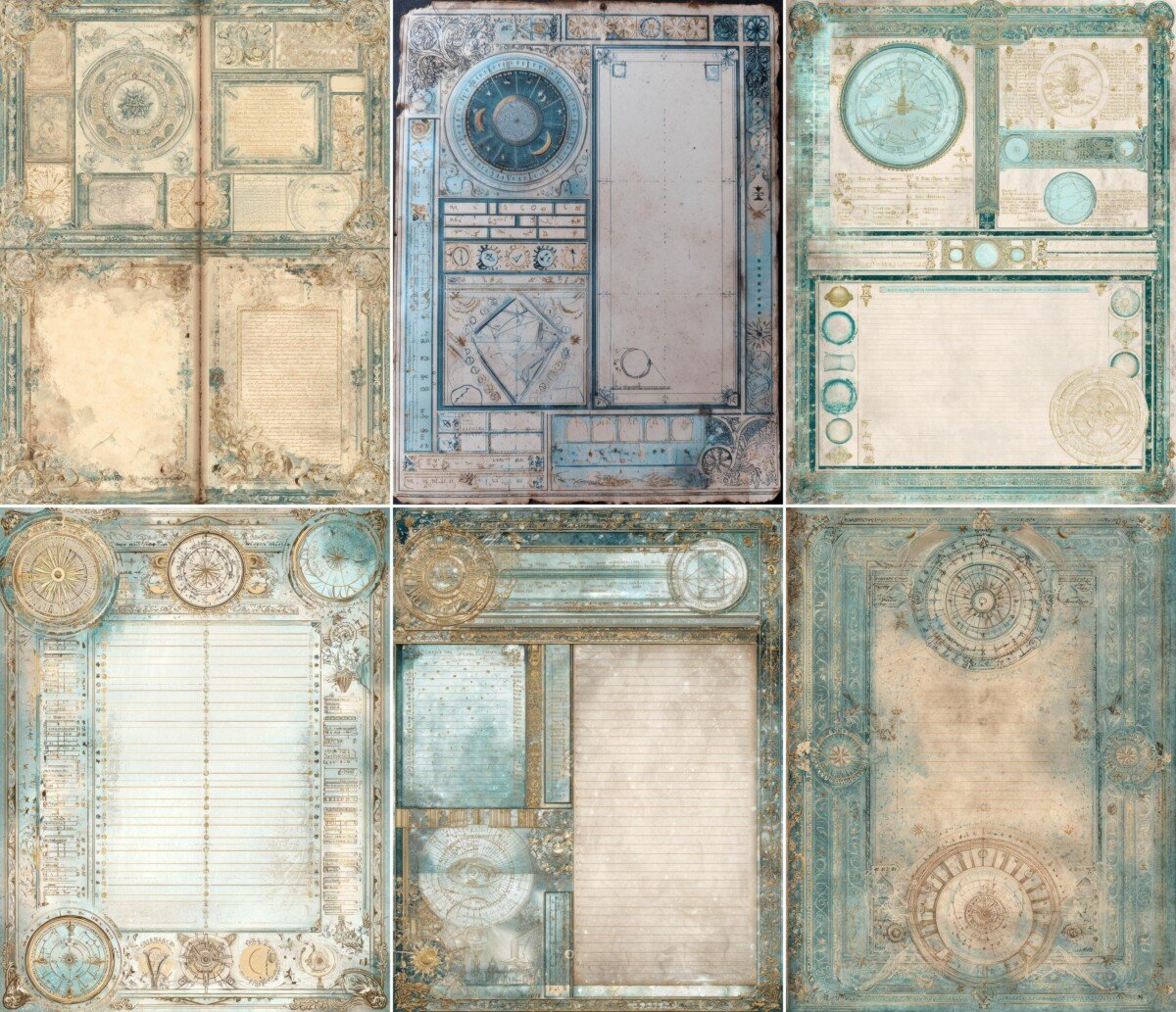 celestial preview 2 – Journal Pages