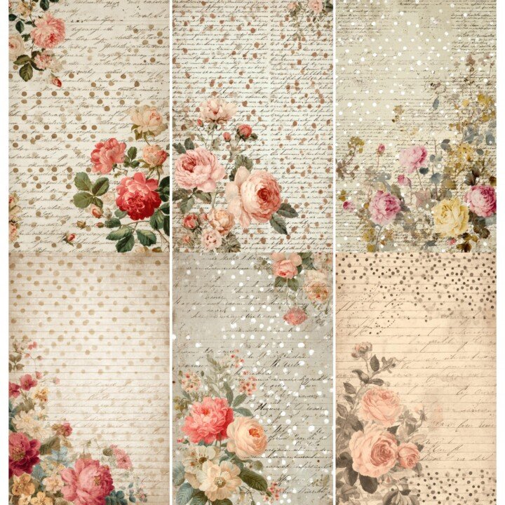 floral preview 2 – Journal Pages