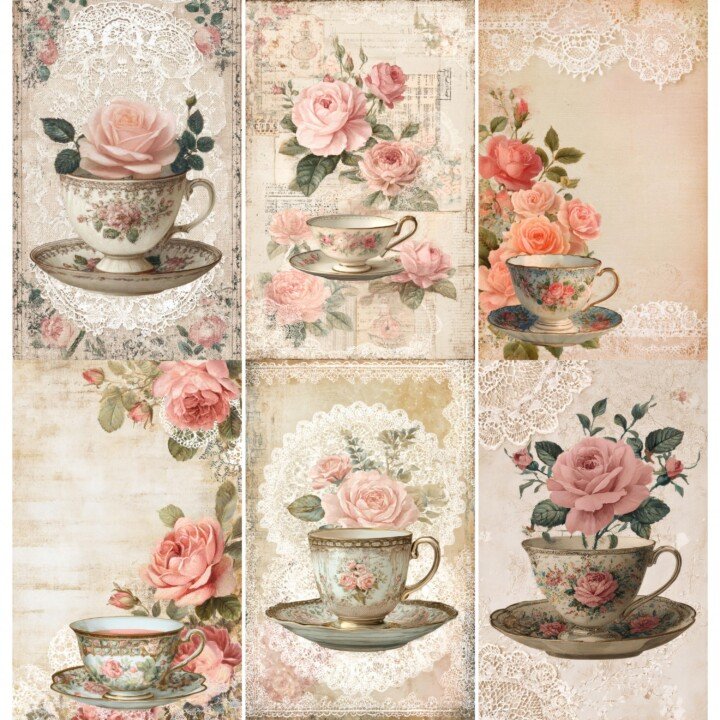 english – 52 English Cottage Junk Journal Pages