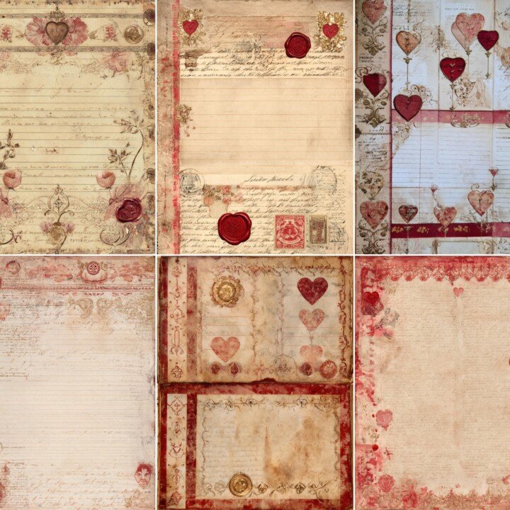 valentine preview 2 – Journal Pages