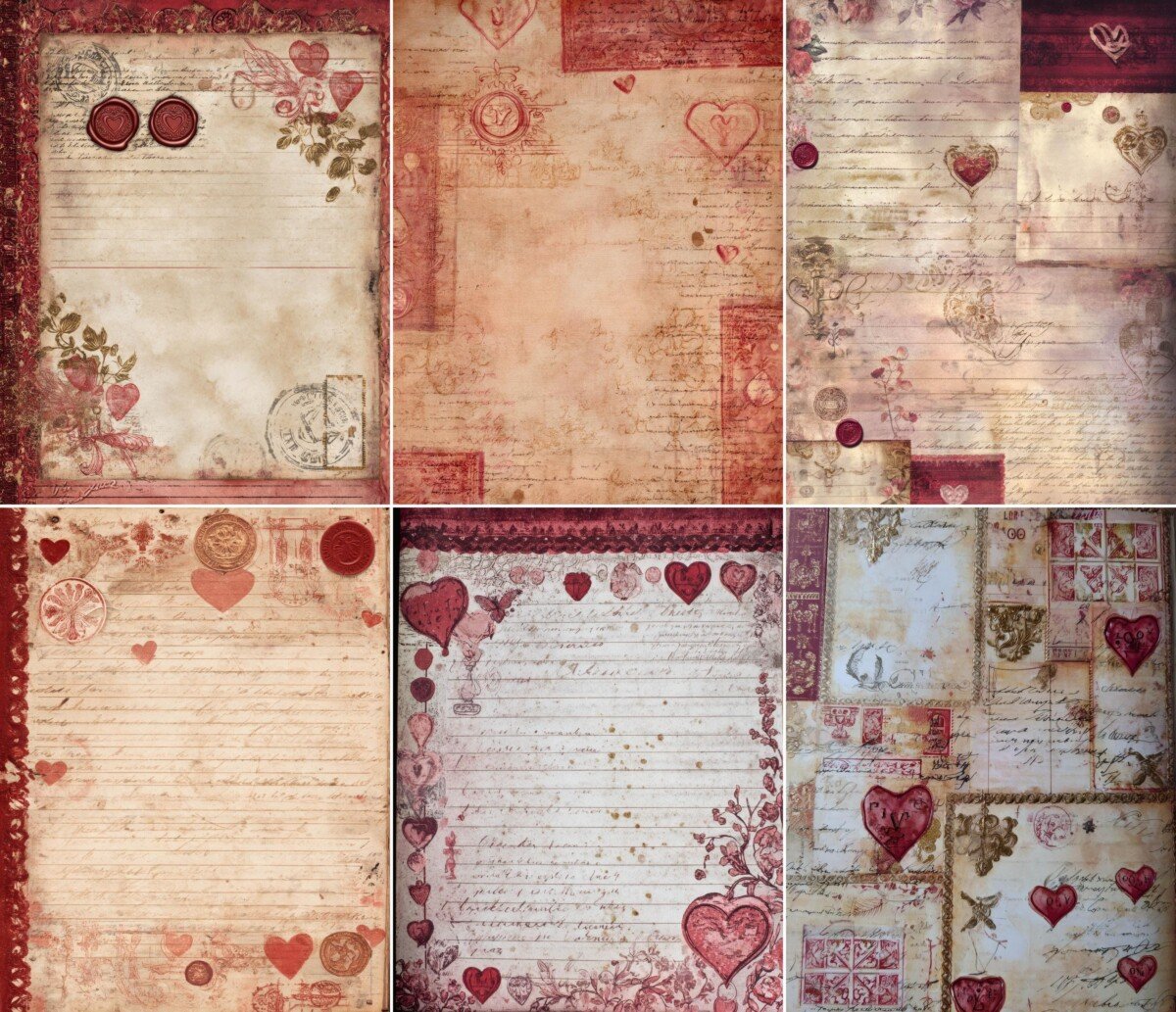 valentine preview 5 – Journal Pages