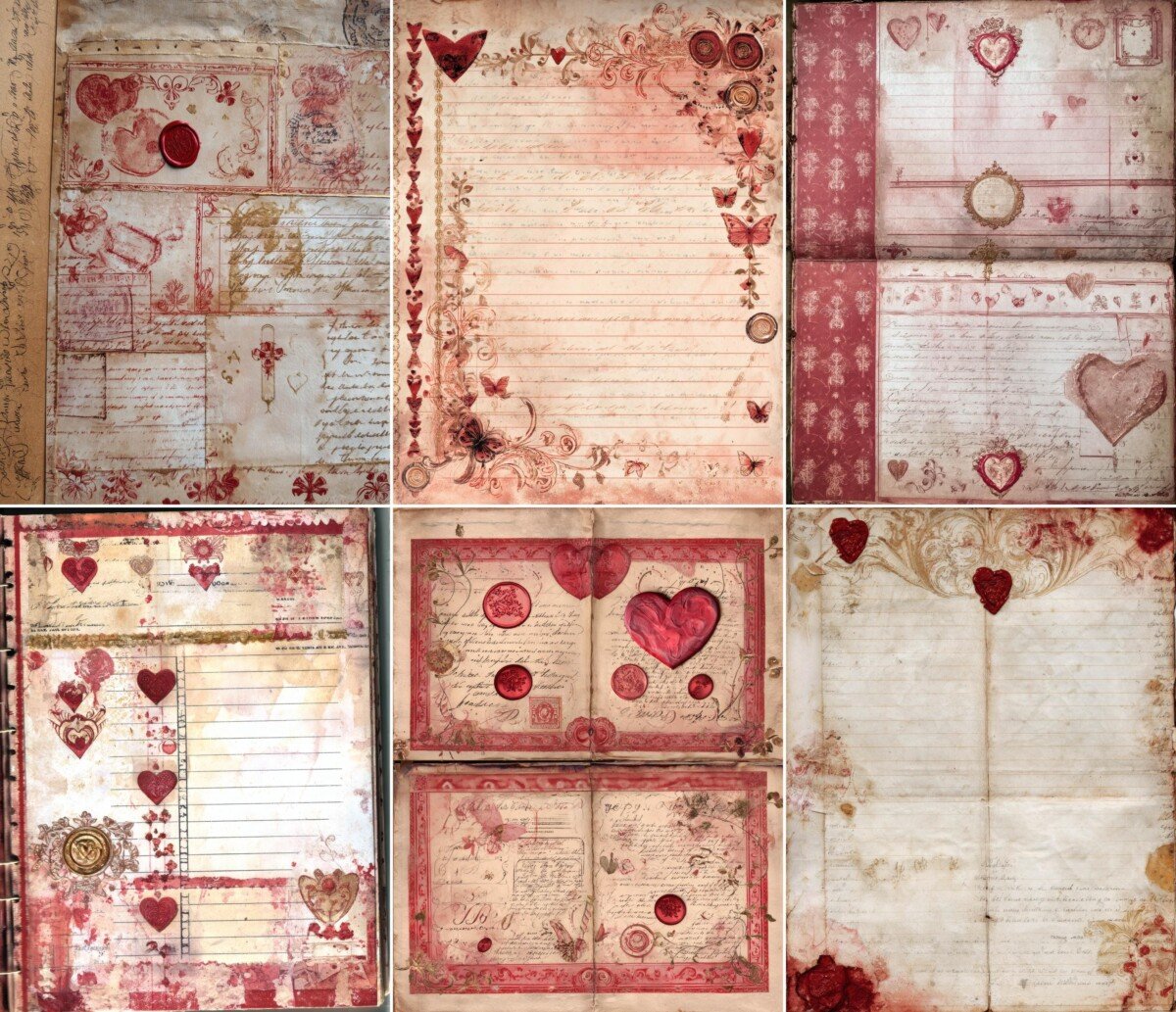 valentine preview 8 – Journal Pages