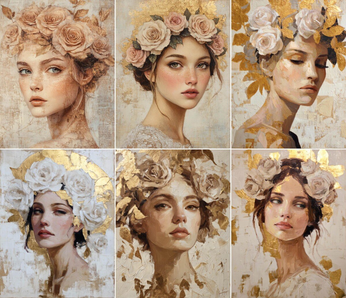 Rose Woman Portrait Journal – 52 Pages - Image 5