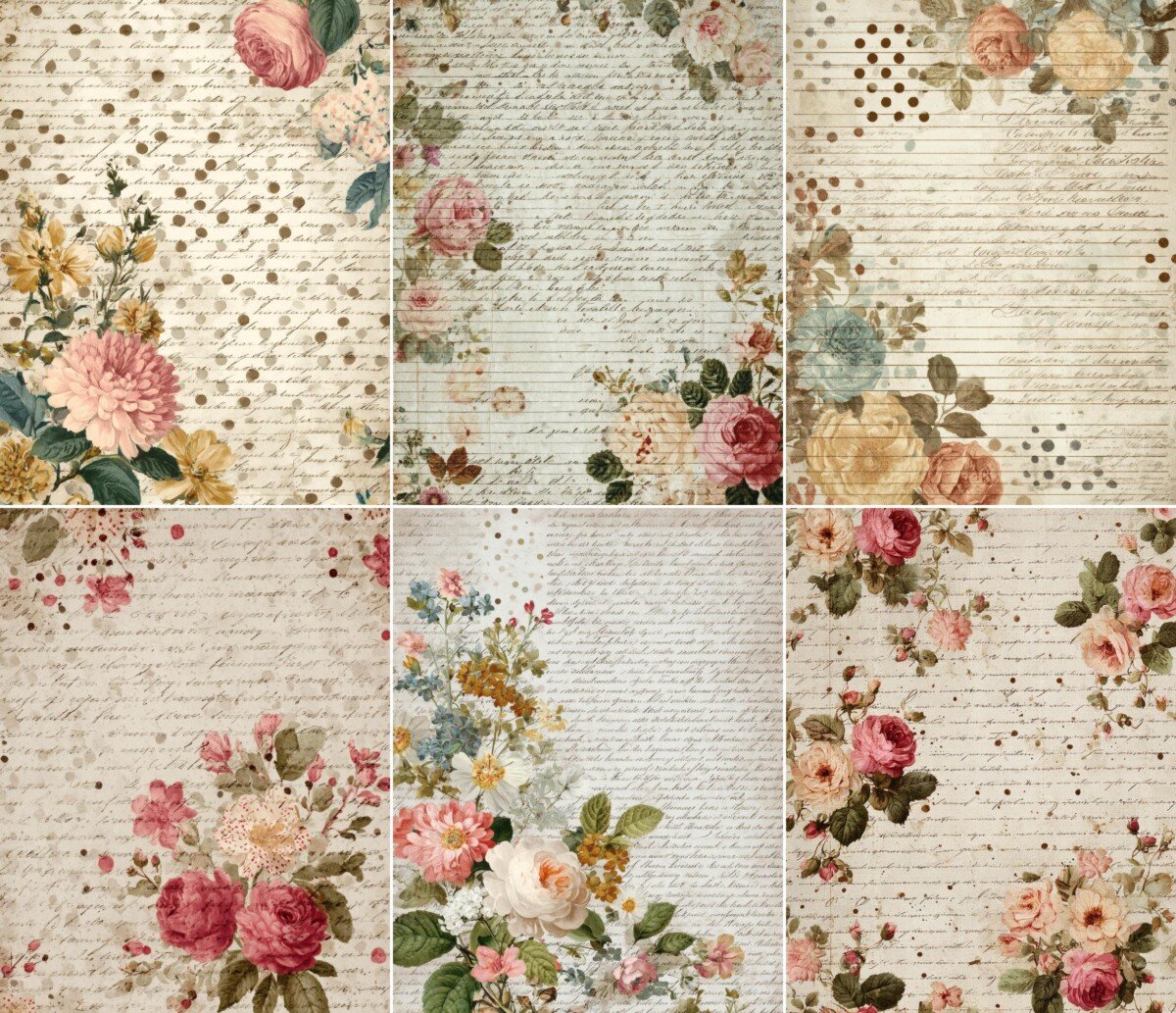 floral preview 5 – Journal Pages