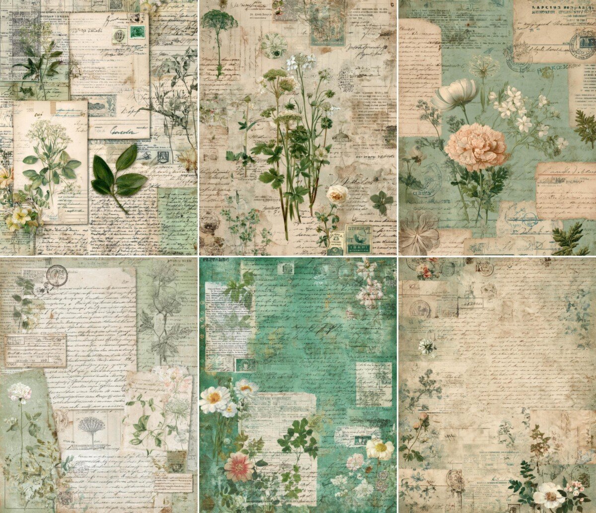 vintage preview 5 – Journal Pages
