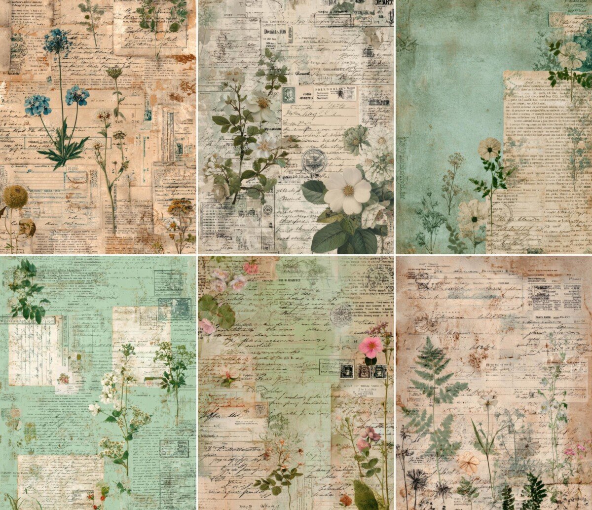vintage preview 7 – Journal Pages