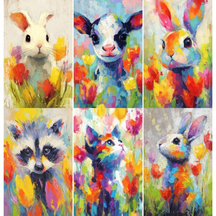baby – 52 Baby Animal Junk Journal Pages