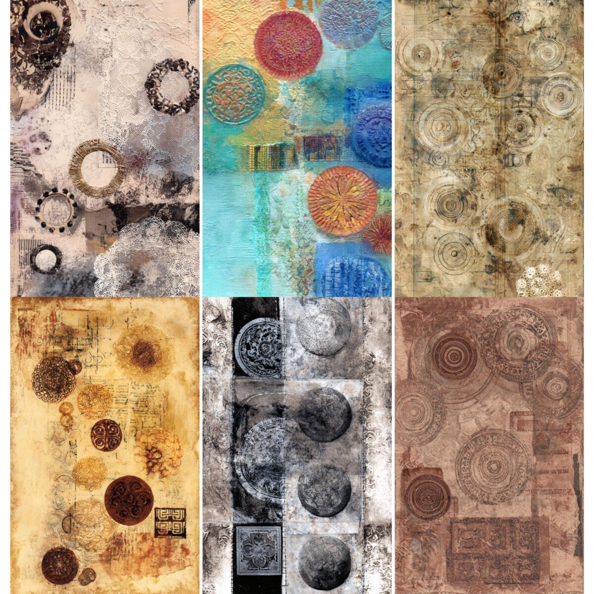 abstract – 48 Abstract Texture Junk Journal Pages