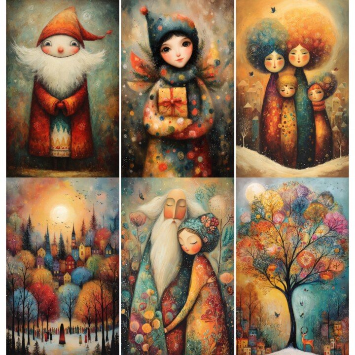 christmas – 52 Christmas Junk Journal Pages