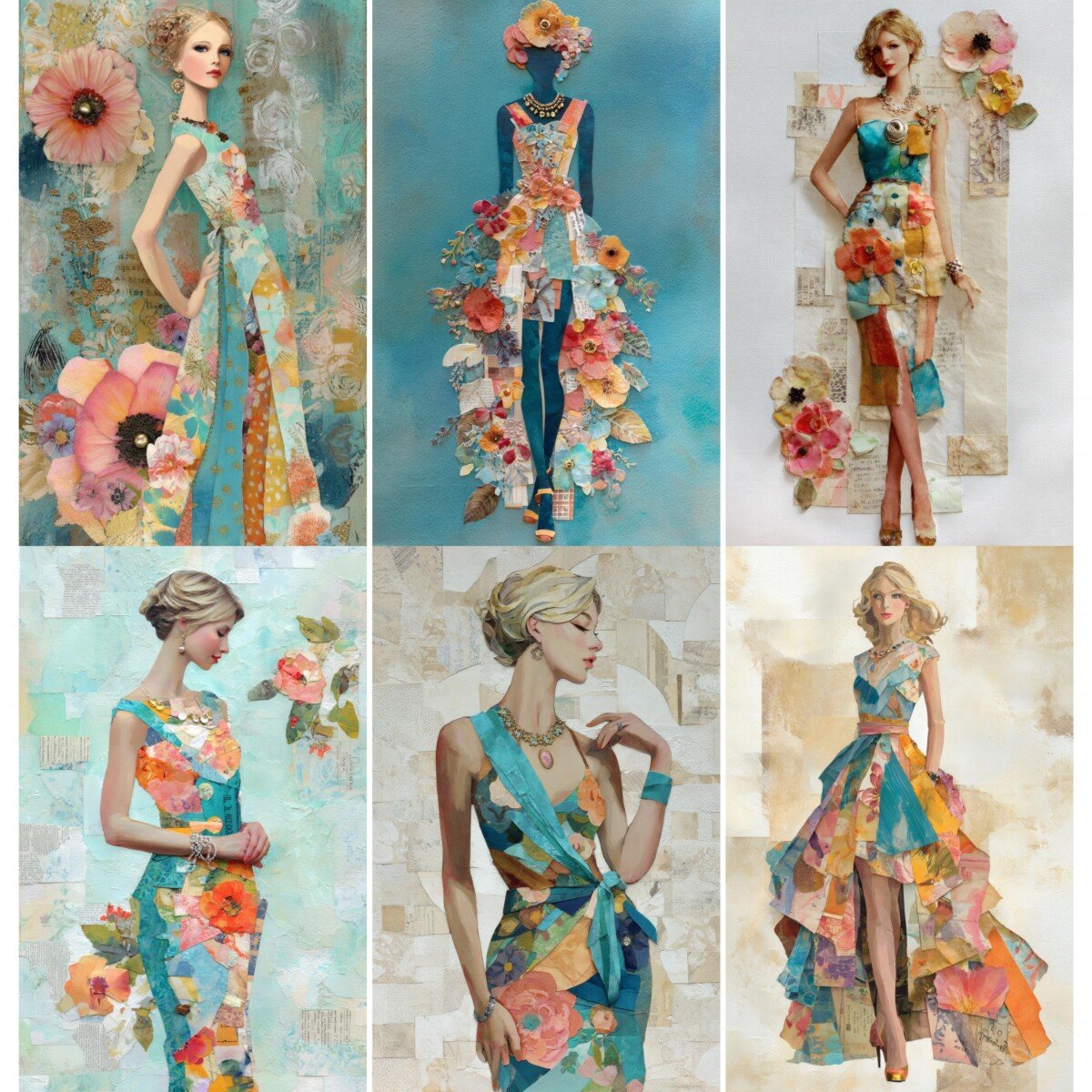 fashion – 52 Fashion Junk Journal Pages
